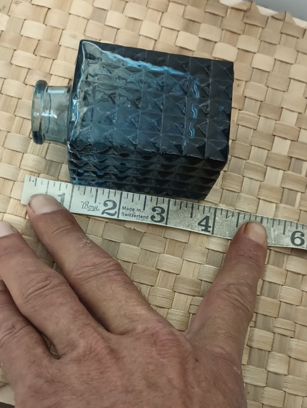 Blue Textured Glass Vase Set - Home Accents - Picture 3 of 5